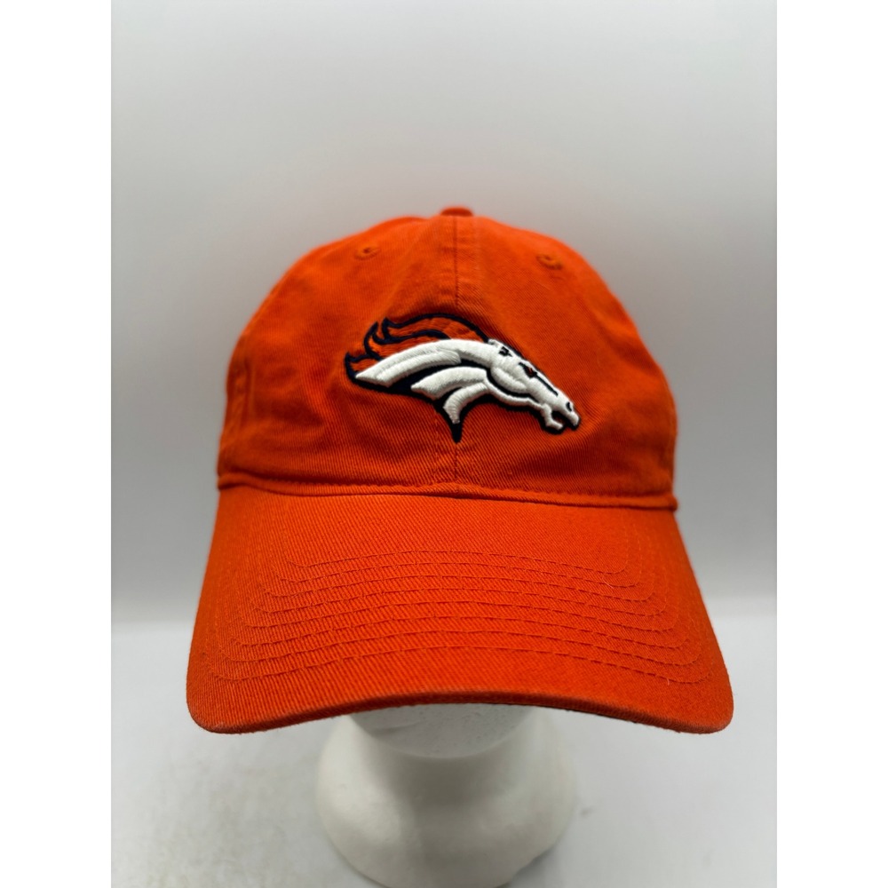 Vintage Reebok Denver Broncos NFL Hat Orange Strapback Adjustable Dad Cap OSFM